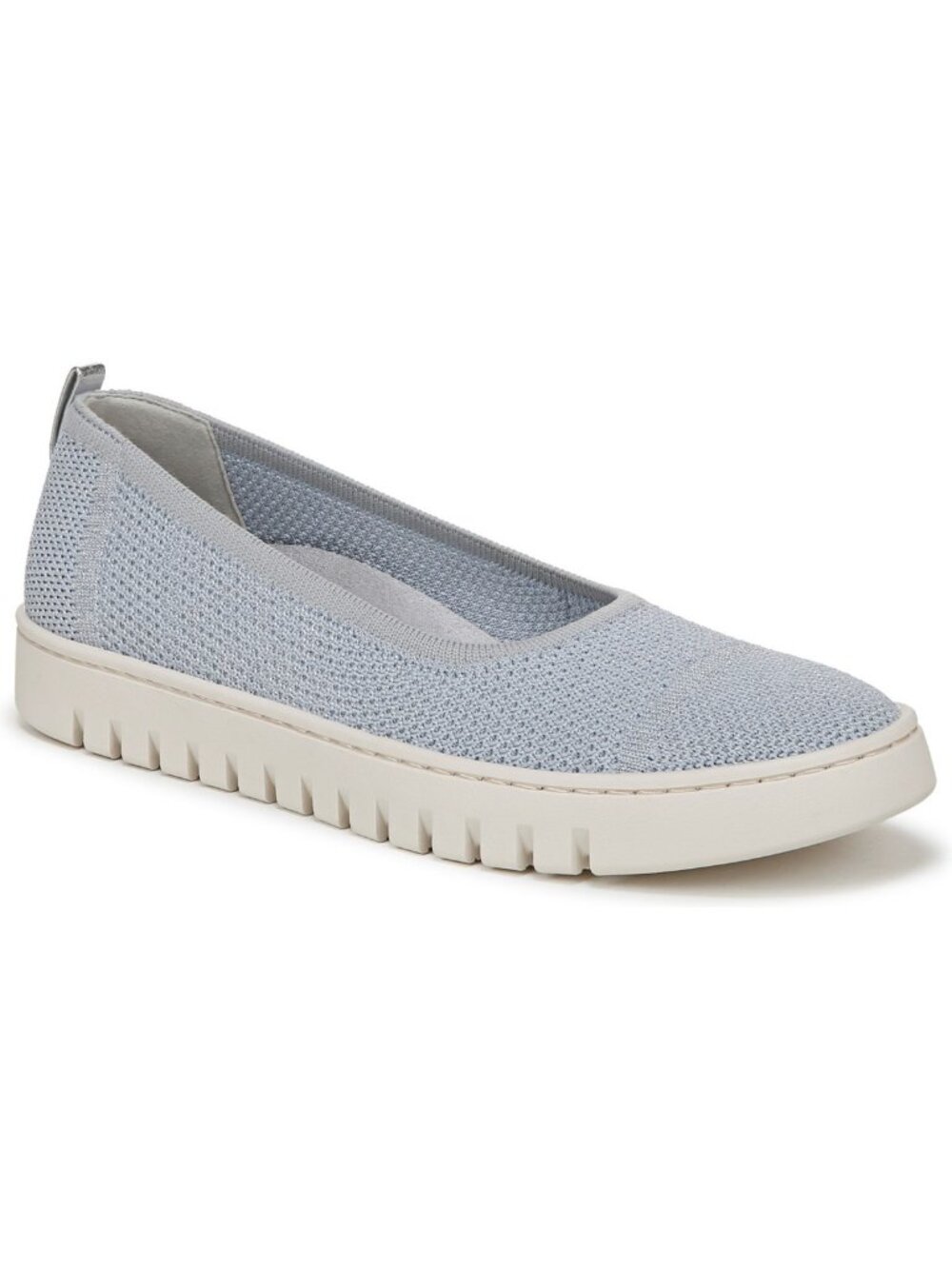 Vionic Light Blue Knit Slip-On Flats - Picture 4 of 11